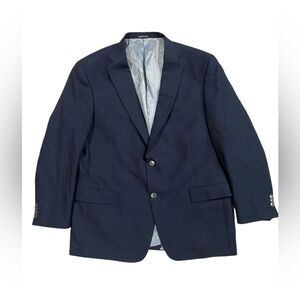 Hart Schaffner Marx Gold Trumpeter Classic Navy‎ Blazer 46R